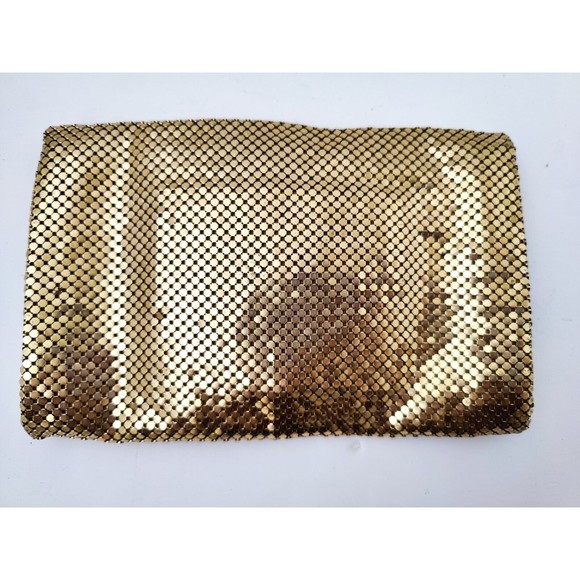 Vintage Oroton Gold Metal Mesh Clutch Evening Hand Bag Circa 1950s - Picture 3 of 7